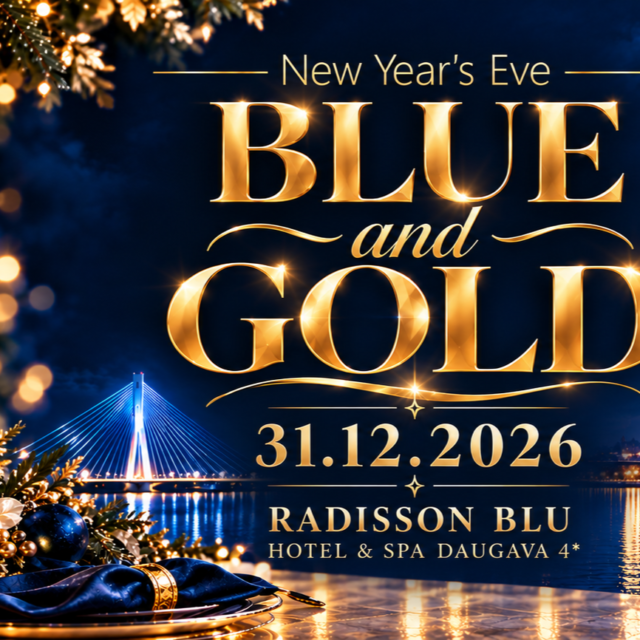 NEW YEAR EVE – BLUE AND GOLD
