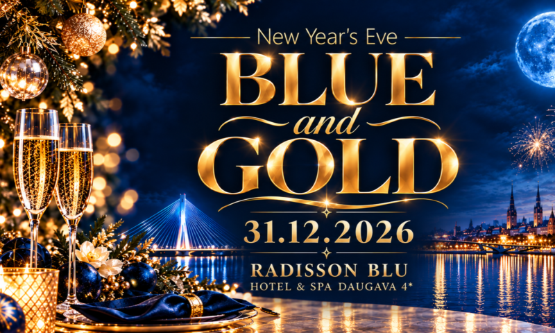 NEW YEAR EVE - BLUE AND GOLD